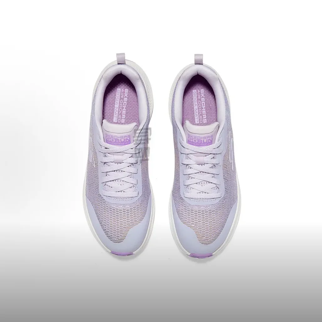 حذاء Skechers Go Run Consistent 2.0 Alpine مريح وبسيط ومتعدد الاستخدامات مع توسيد وتهوية للنساء