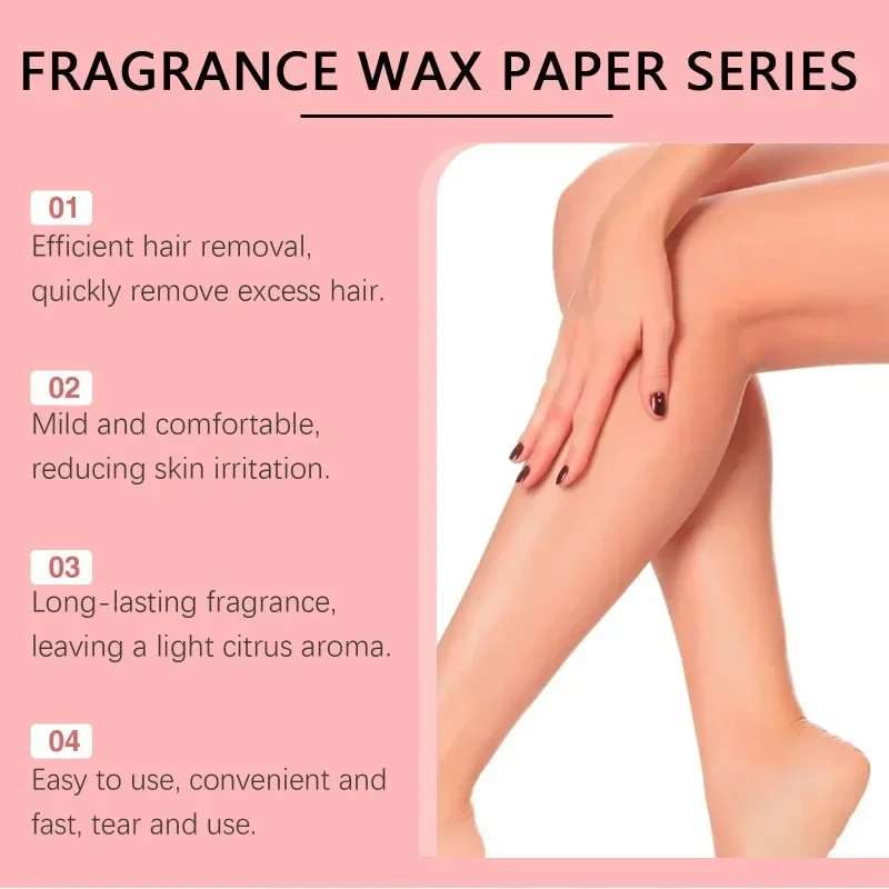 Scented Hair Removal Wax Paper Series Moisturizing Refreshing Skin Smoothing Body Professional Useful Hair Removal Wax Strips