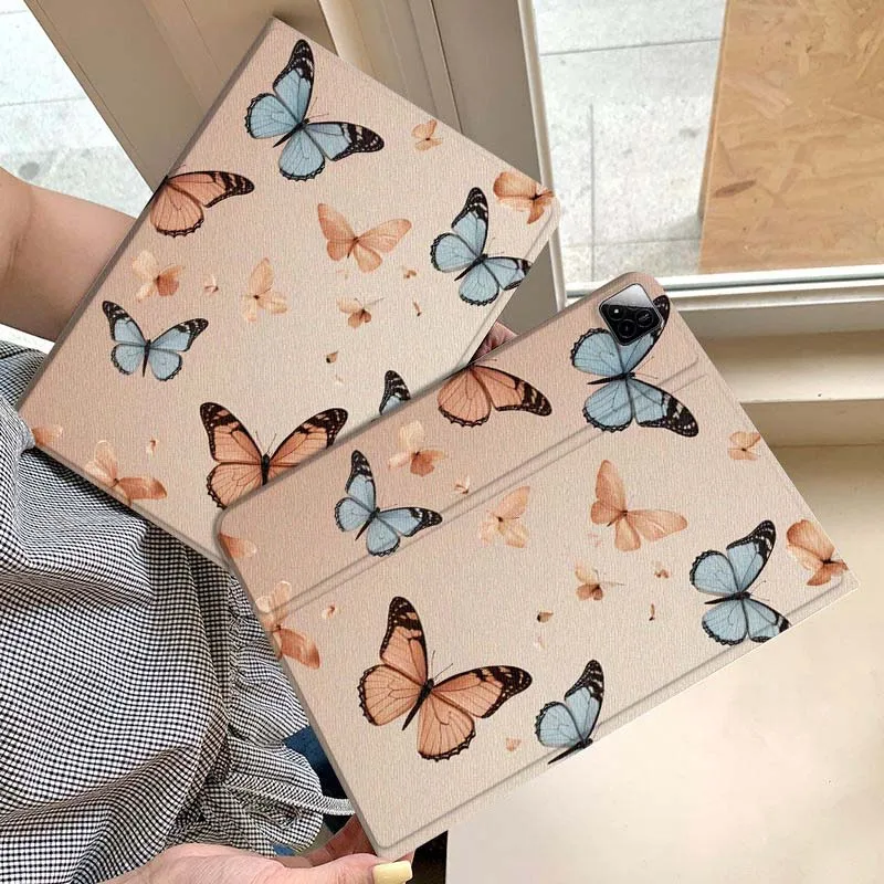 

Butterfly Pink Floral Art Gift Tablet Case For Xiaomi Redmi Mini Pad SE K 2 4 5 6 7 8 2023 2025 11 8.8 11.2 10.1 Pro