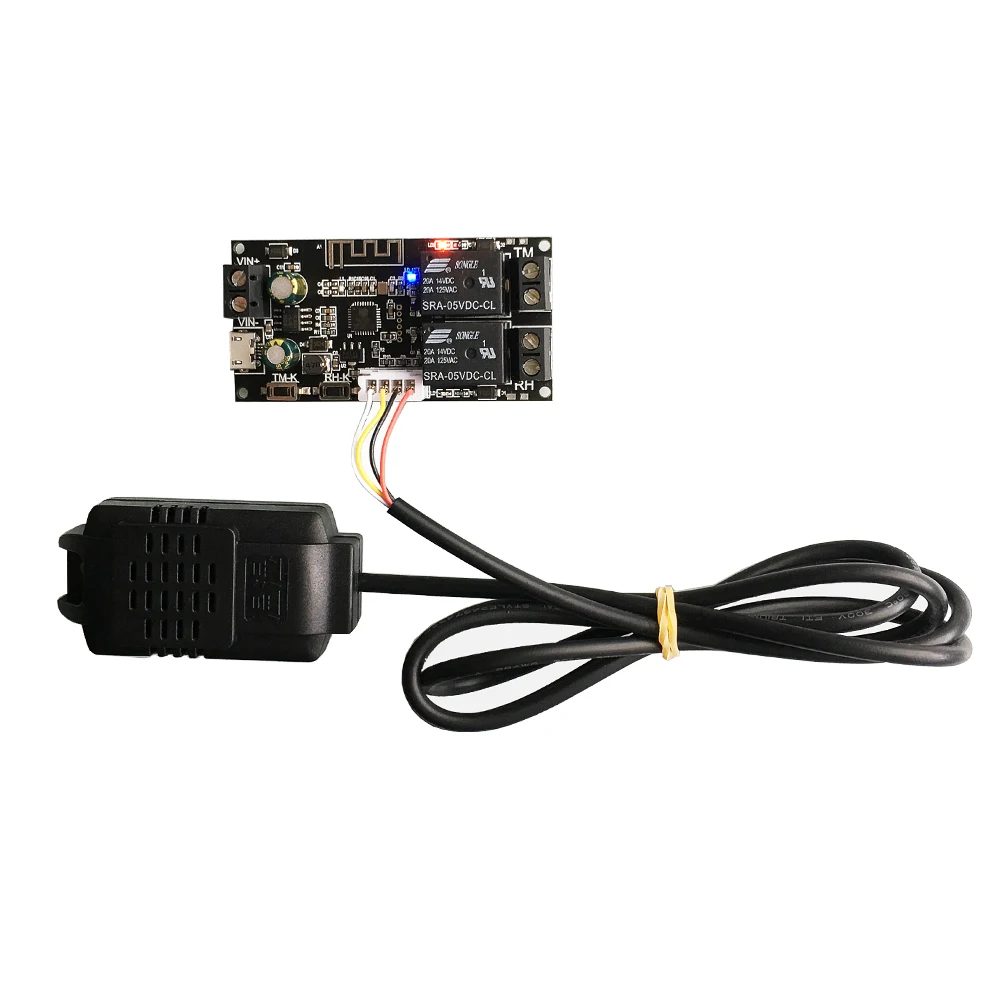 

XY-WFWT Temperature and Humidity Remote Controller WIFI Relay Module Dual Output Automatic Constant Temperature and Humidity