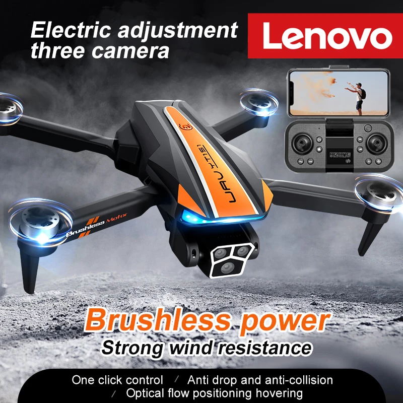 

Дрон Lenovo YT151 с оптическим позиционированием и обходом препятствий, для аэрофотосъемки, высокой четкости, с увеличенной дальностью полета, бесщеточный, с дистанционным управлением