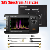 SA5 Handheld Spectrum Analyzer 100KHz-5.3GHz, 4-inch IPS LCD Signal Generator with Battery PC Linkable for RF Testing, Ham Radio