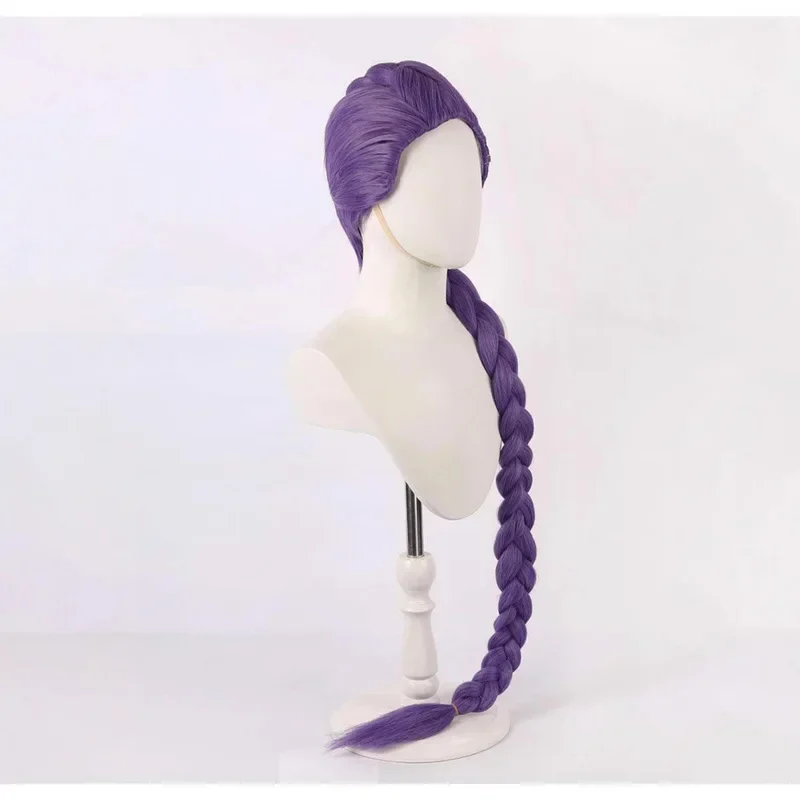 Nuove Donne Uomini Demone Hunters Parrucche Cosplay Anime Rumi Mira Zoey Costume Parrucche Viola Trecce Accessori Per Bambini Prop Rumi Parrucca