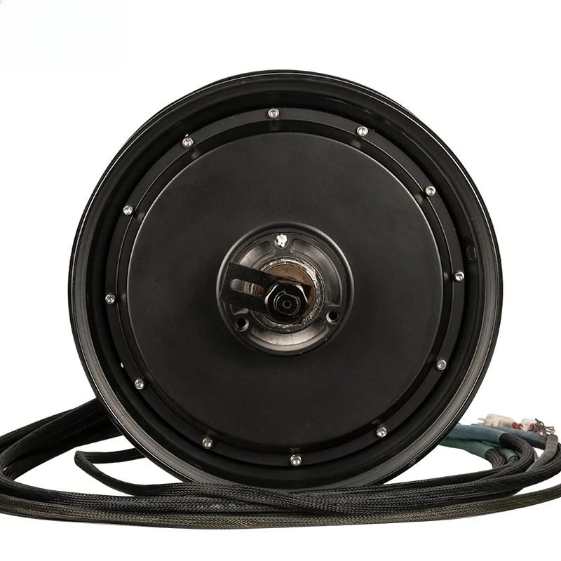 12*3.5 inch 15000w 145kmh 72v 70H High Speed Gearless Hub Motor For Two Wheels Scooter
