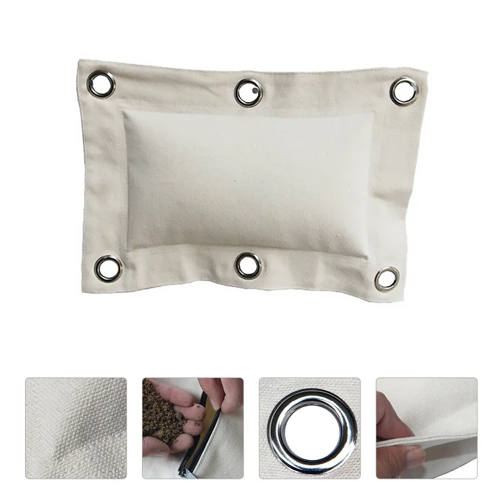 1Pcs Canvas Boxing Training Bag Empty Sandbag for Wall Workout Gym Boxing Fitness Sandbag Suitable for Kickboxing Karate Wing