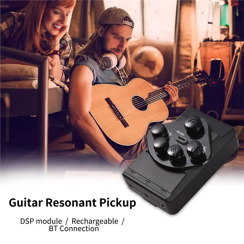 Y67A-PG-951 For Guitar For Classical& Folk Compatible Resonant Pickup Kit Resonance Sound Pickup Functionality