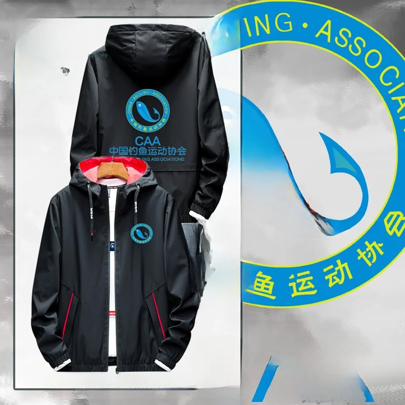 

Мужская утепленная куртка с капюшоном для осени и зимы, с логотипом спортивной ассоциации, на молнии, с длинными рукавами, приталенная, верхняя одежда