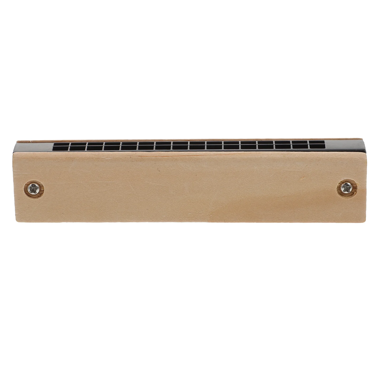

Wooden Harmonica Musical Plaything Portable Educational Rich Sound Festival Birthday Gift Instrument
