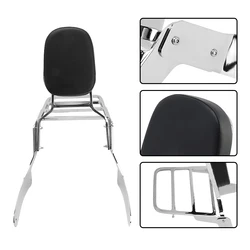 Motorcycle Detachable Passenger Backrest Sissy Bar Luggage Rack For Kawasaki Vulcan 900 VN900 2006-2018