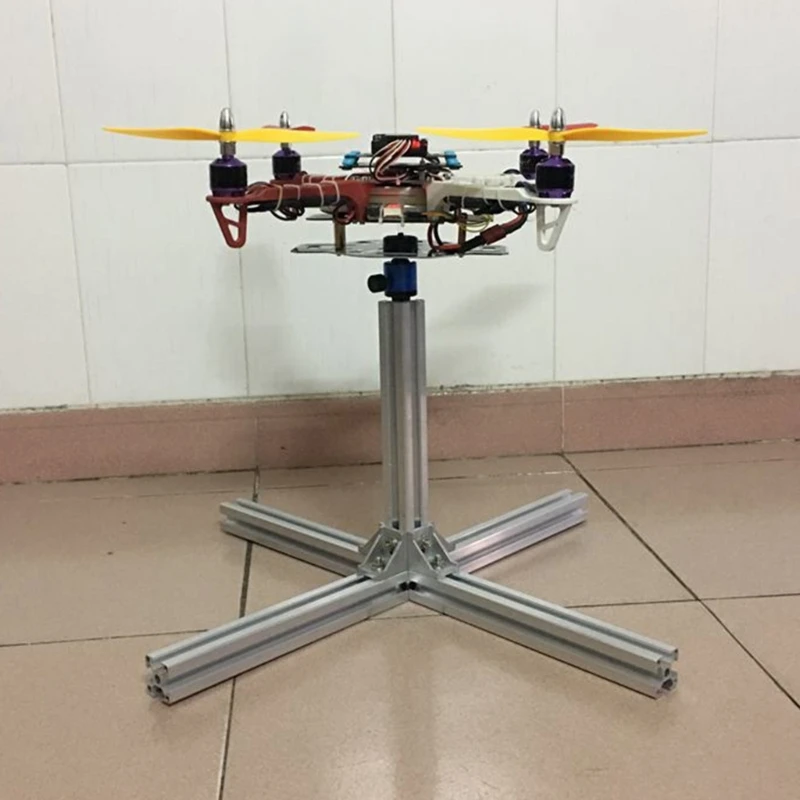 462E STM32 Quadcopter PID Tuning Stand Set Modelo 4 eixos Aeronave Gimbal PID Debugging Frame Alumínio