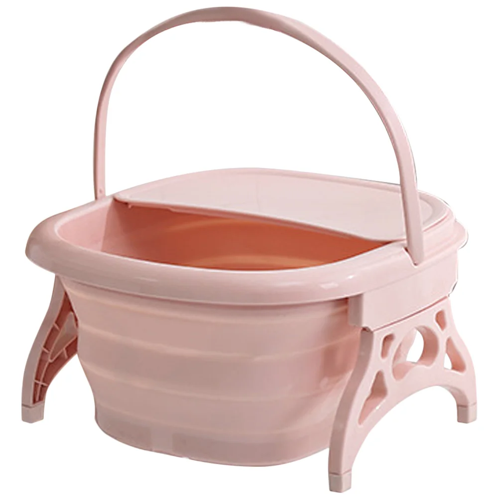 

Folding Foot Bath Bucket Camping Basin Travel Soak Soaking Household Family Bathing Water Plastic: Pp Fishing Comfortable