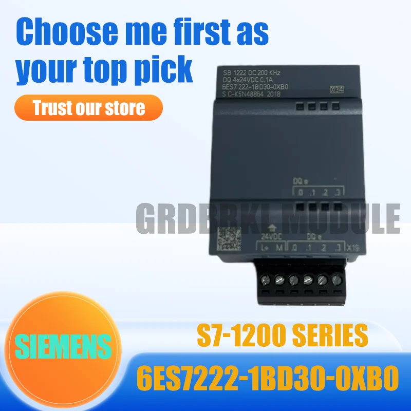 

Brand New Original SIEMENS 6ES7222-1BD30-0XB0 6ES7222-1AD30-0XB0 S7-1200 Relay Digital Output Module