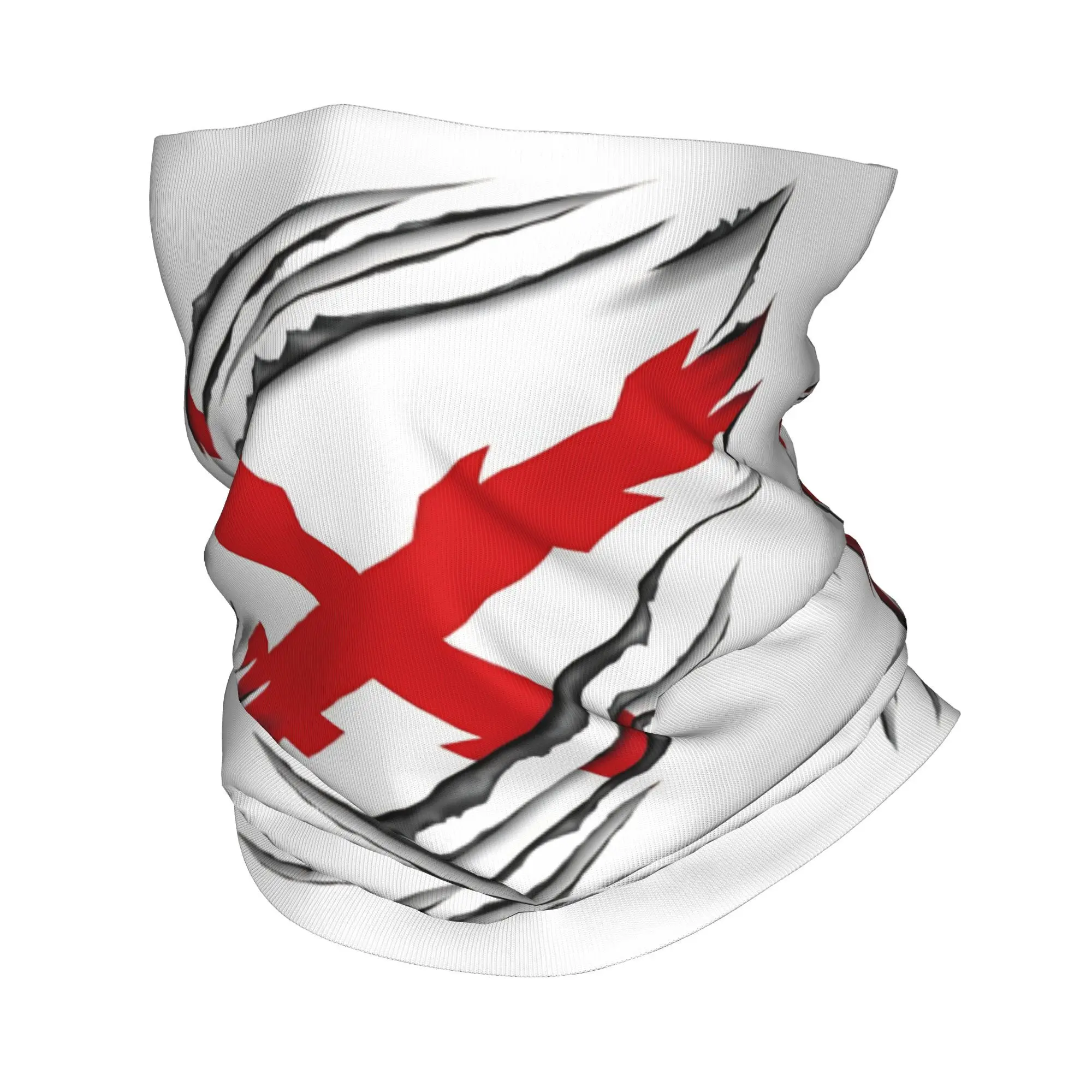 

Burgundy Cross Cruz de Borgona Bandana Neck Cover Printed Wrap Scarf Warm Face Mask Running Unisex Adult Windproof