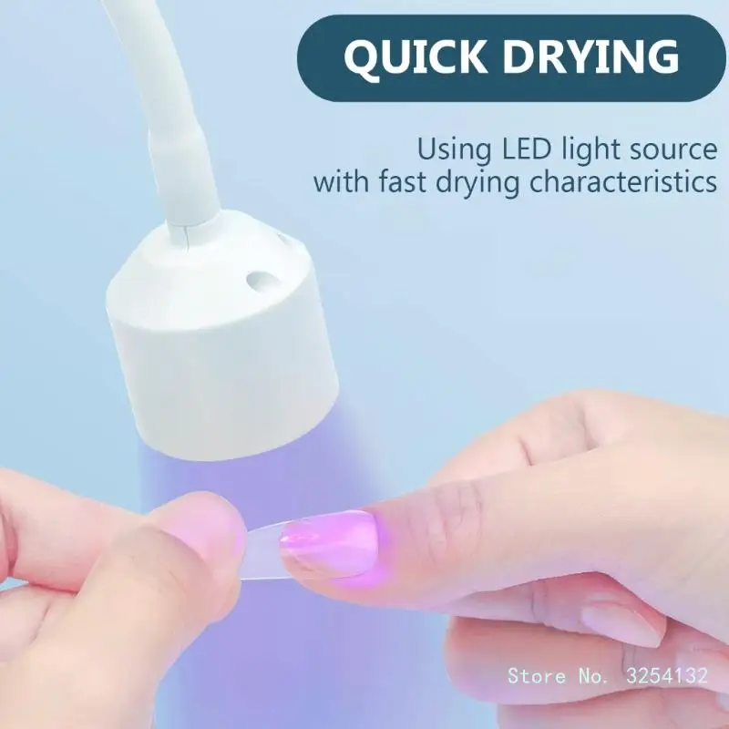 مصباح أظافر USB لأظافر الجل ، مصباح أظافر مرن ، مجفف أظافر LED ، ضوء الأظافر ، مستلزمات الأظافر ، 6 وات