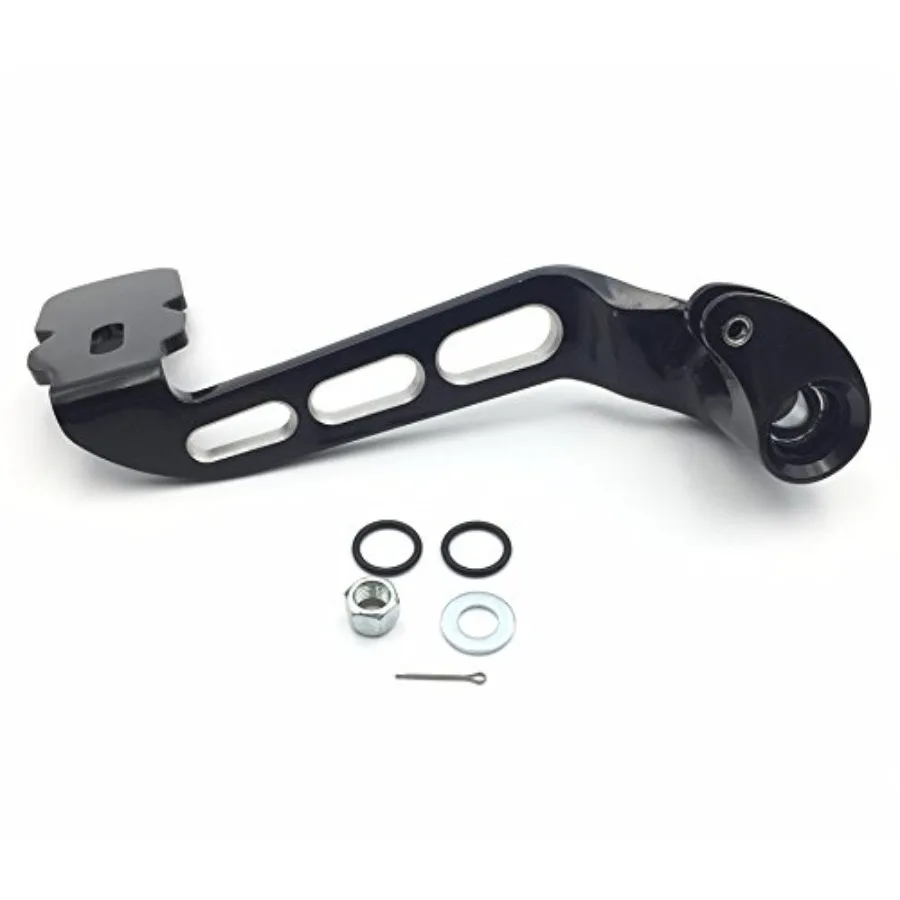 

Motorcycle Black Billet Rear Brake Lever Brake Pedal Foot Lever 3 HollowOut Design for Enhanced Performance and Durability Comp