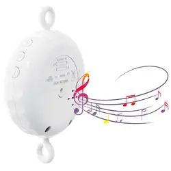 Infant Bell Rotary Music Box Baby Mobile Crib Bed Bell Toy Movement Music Box Machine Nursery Decoration