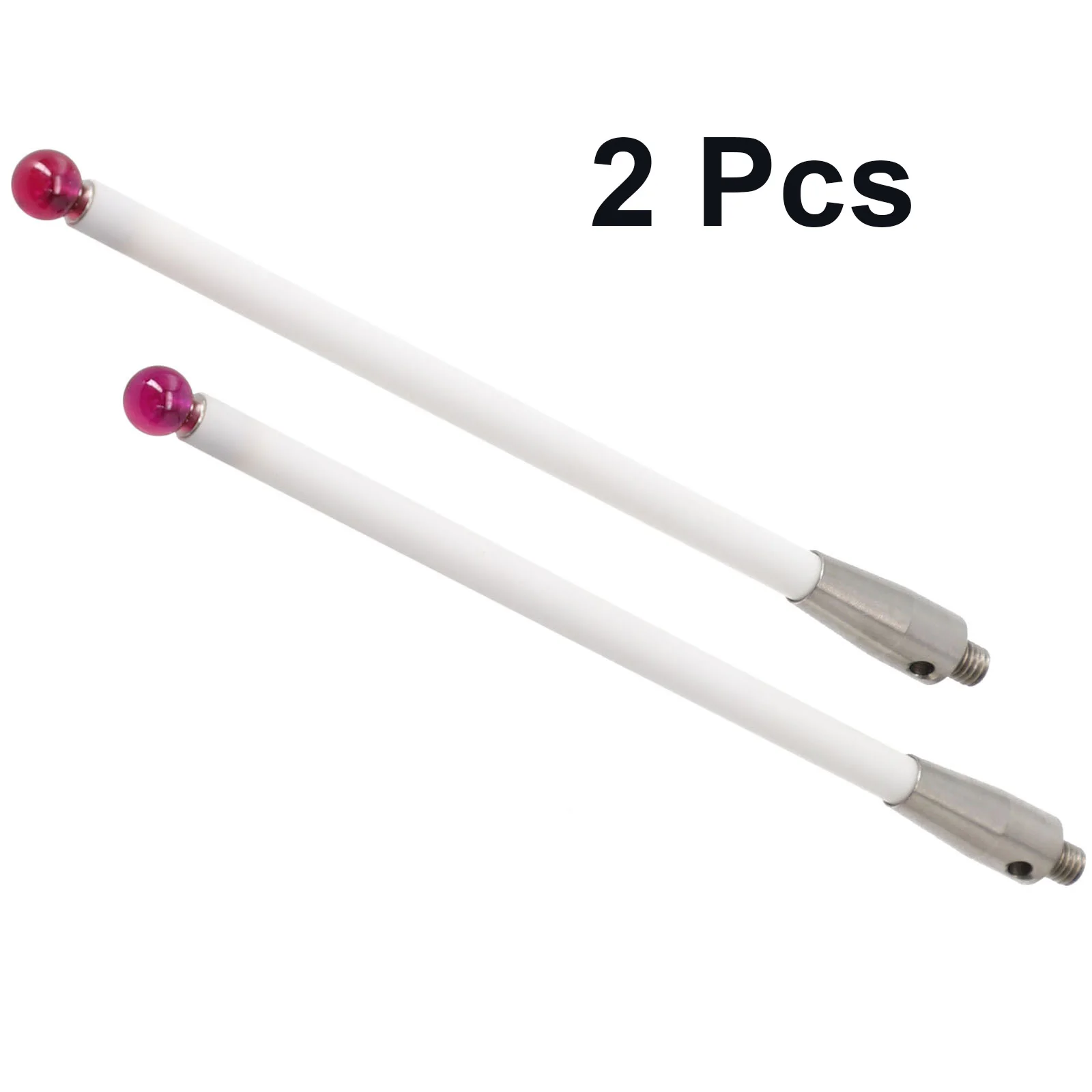 Renishaw A50003712 CMM Probe Stylus, 2Pcs Ball Tip 6mm, Ceramic Stem 100mm Wear resistant, Built in Crash Protection