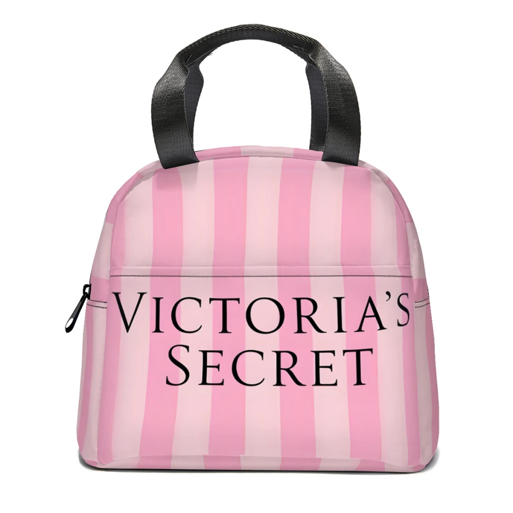 

Hot-Sale-Like-Victoria’s-Secret-Style Lunch Box Women Cooler Thermal Food Insulated Lunch Bag Kids Portable Picnic Tote Bags