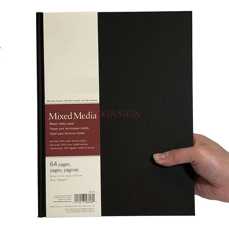 

1 книга акварельный блокнот из хлопковой целлюлозы, акварельный эскиз, альбом для рисования