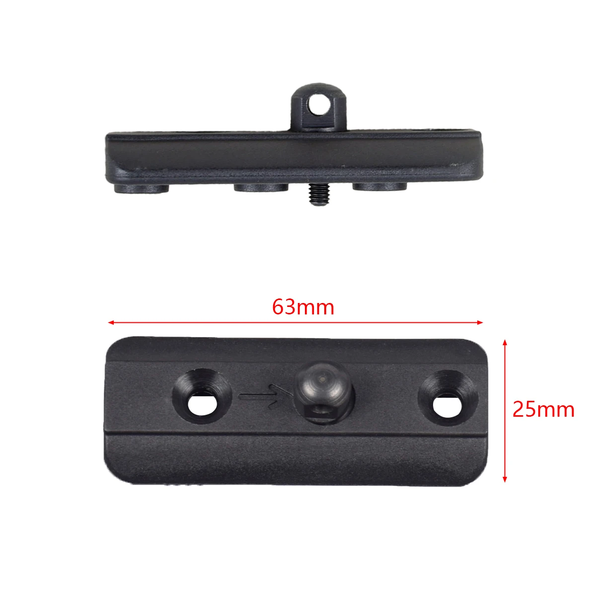 Tactical KeyMod Swivel Stud Harris Style Bipod Mount Handguard Picatinny Rail Hunting Accessories Rifle Plastic Adapter