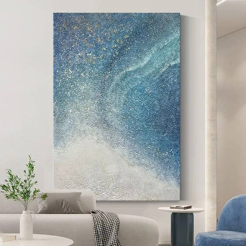 Abstract Galaxy Handmade Oil Painting On Canvas For Living Room Decoration Painting Dining Room Corridor Mural Sofa Background