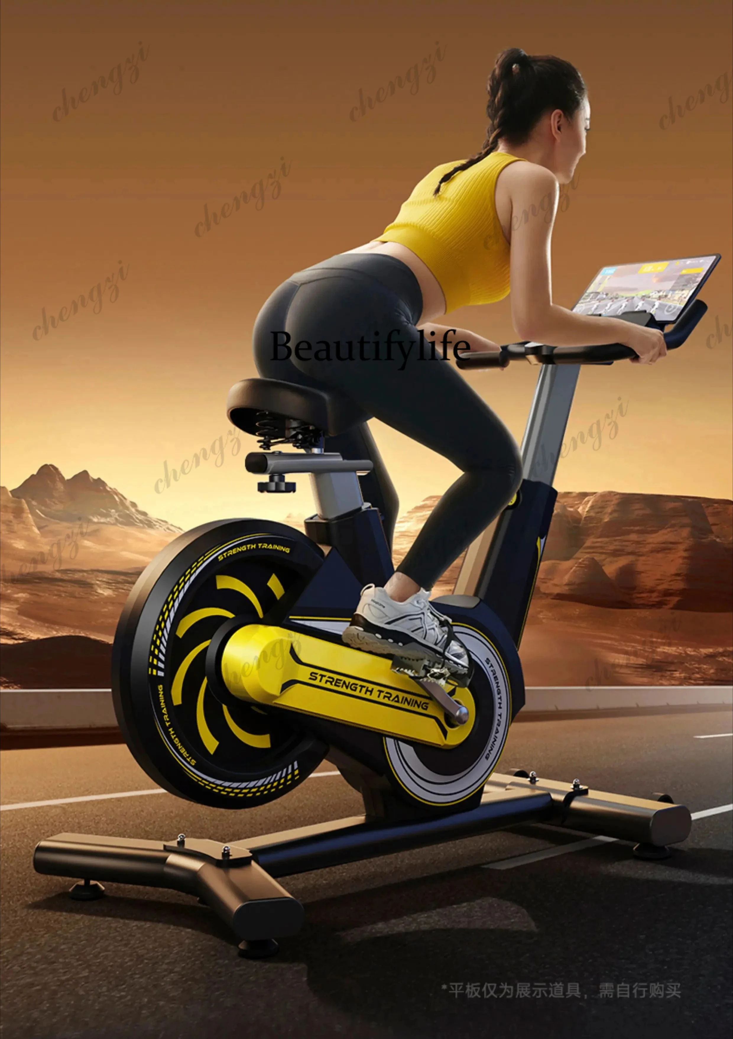 Fitness bicycles are simple and lightweight for home use, silent indoor storage and convenient home sports equipment