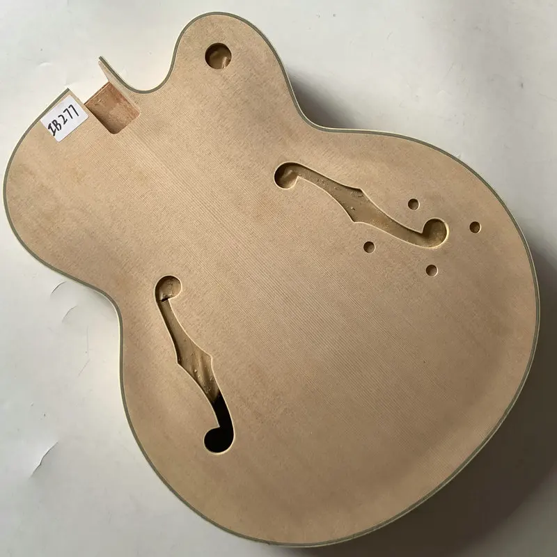 IB277 Full Hollowbody for 6 String Jazz Guitar Unfinished No Paints DIY Replace Electric Guitar EPI Oeiginal and Genuine DIY