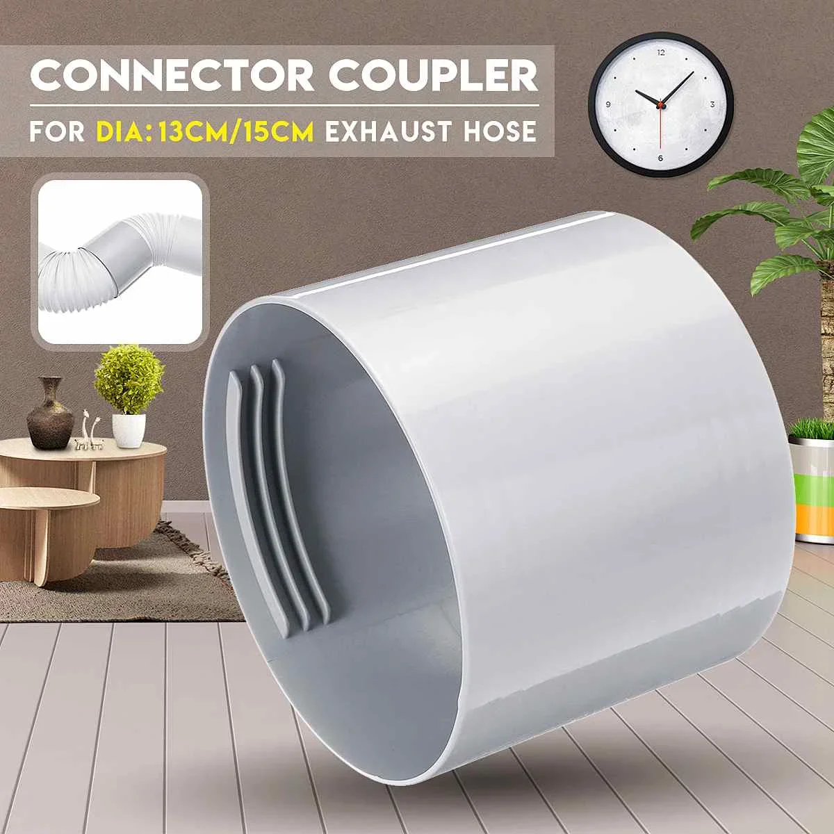 

Air Conditioner Accessories Parts 130mm / 150mm Portable Air Conditioner Exhaust Hose Pipe Connector Coupler