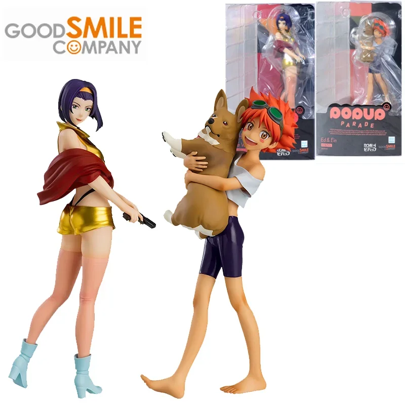 GSC Original POP UP PARADECowboy Bebop Anime Ed Ein Action Figure Toys For Boys Girls Kids Children Birthday Gifts Collectible