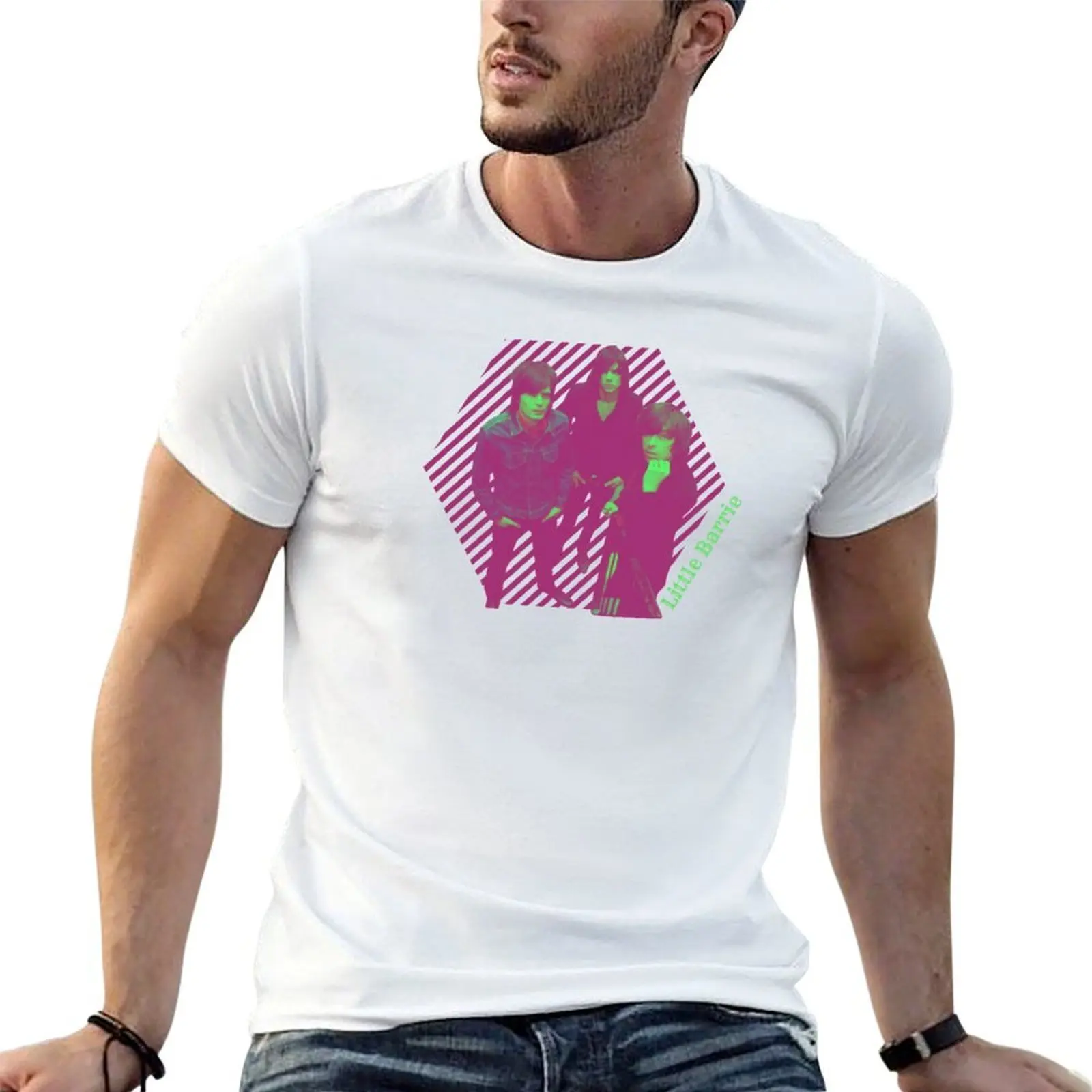 

Little Barrie Fan art print T-Shirt cotton t shirts man 100% mens graphic t shirts t shirts for man slim fit T-shirt