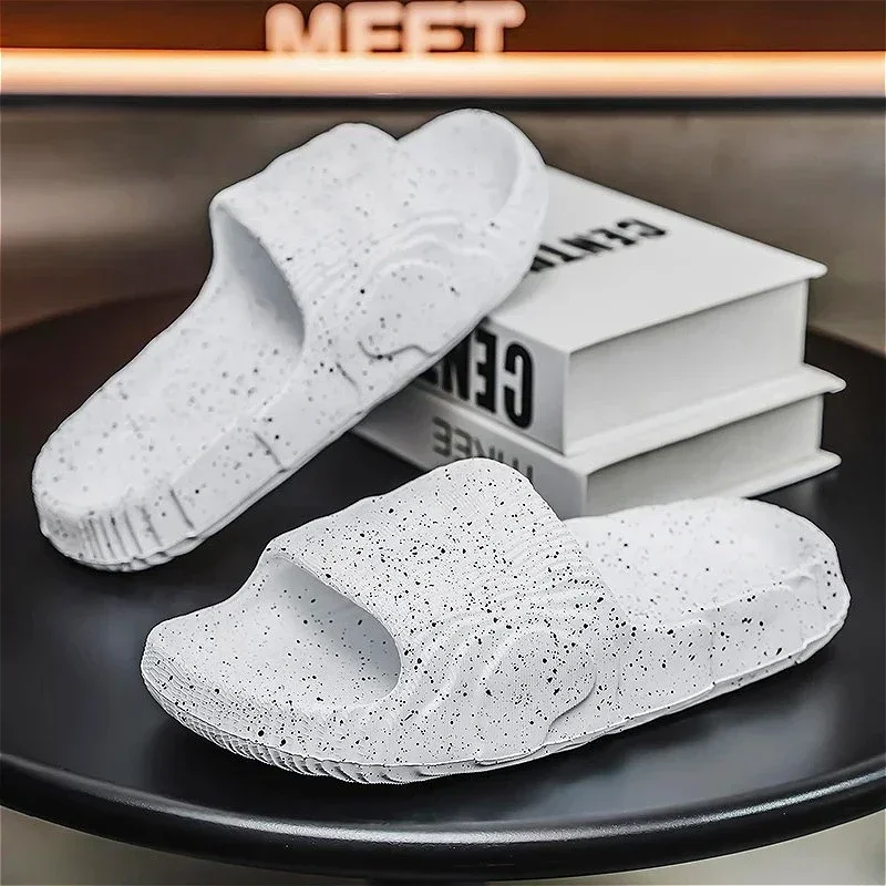 2025 EVA Soft-Soled Home Slippers, Summer Couple Anti-Slip Indoor Bathroom Slippers, Sandals