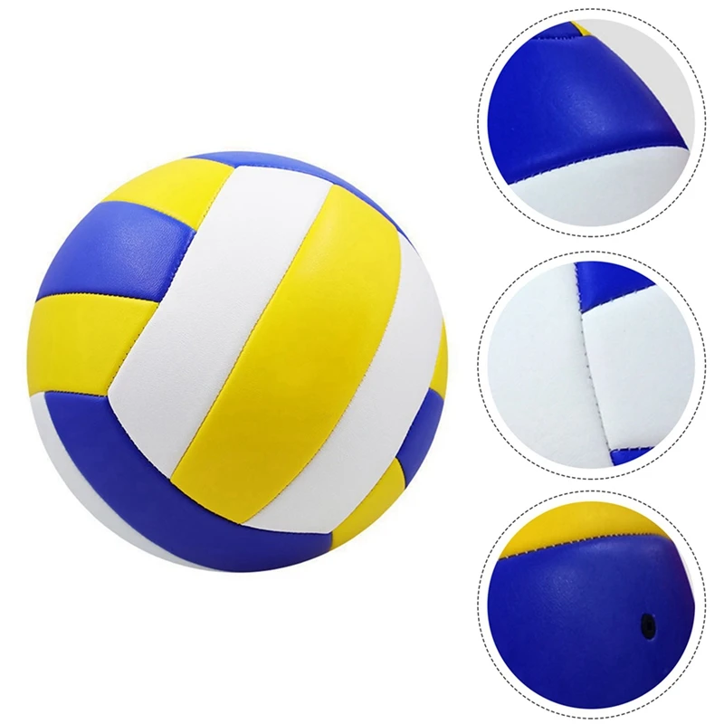 2 pezzi pallavolo morbida e facile da trasportare impermeabile in PVC gioco professionale pallavolo Beach Outdoor Indoor Training Ball