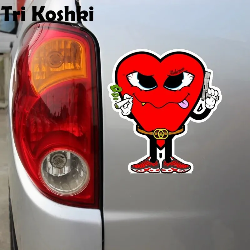 Tri Koshki KCS705 The Love Mafia Funny Car Sticker PVC Decals Motorcycle Accessories Sticker on Car Bumper Laptop Wall