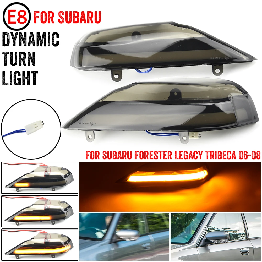 

Dynamic Blinker LED light For Subaru Forester Side Mirror Blinker Indicator For Subaru Outback Legacy 2003-2008