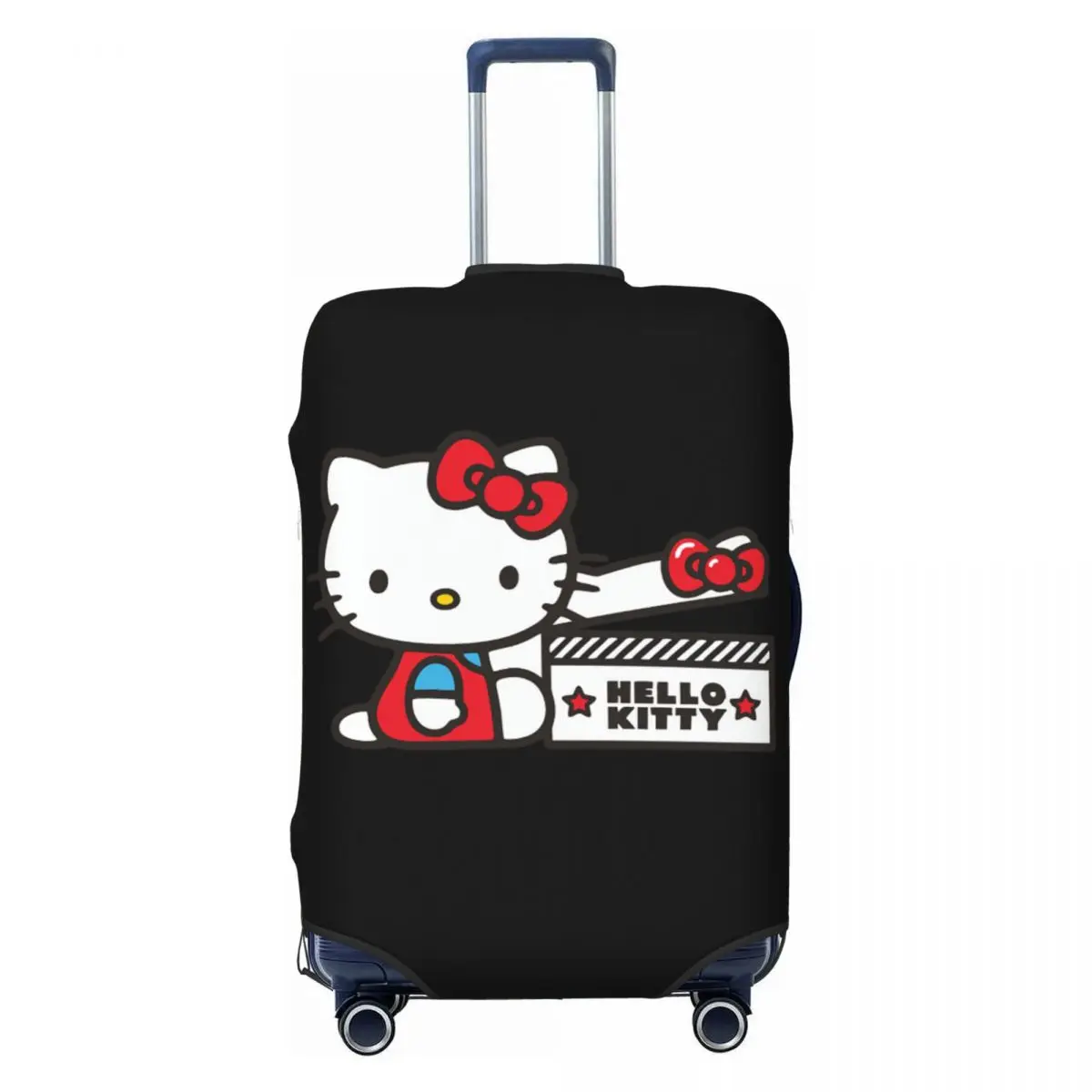 

Custom Fashion Hello Kitty Cat Cartoon Luggage Cover Protector Dust Proof Travel Suitcase Covers