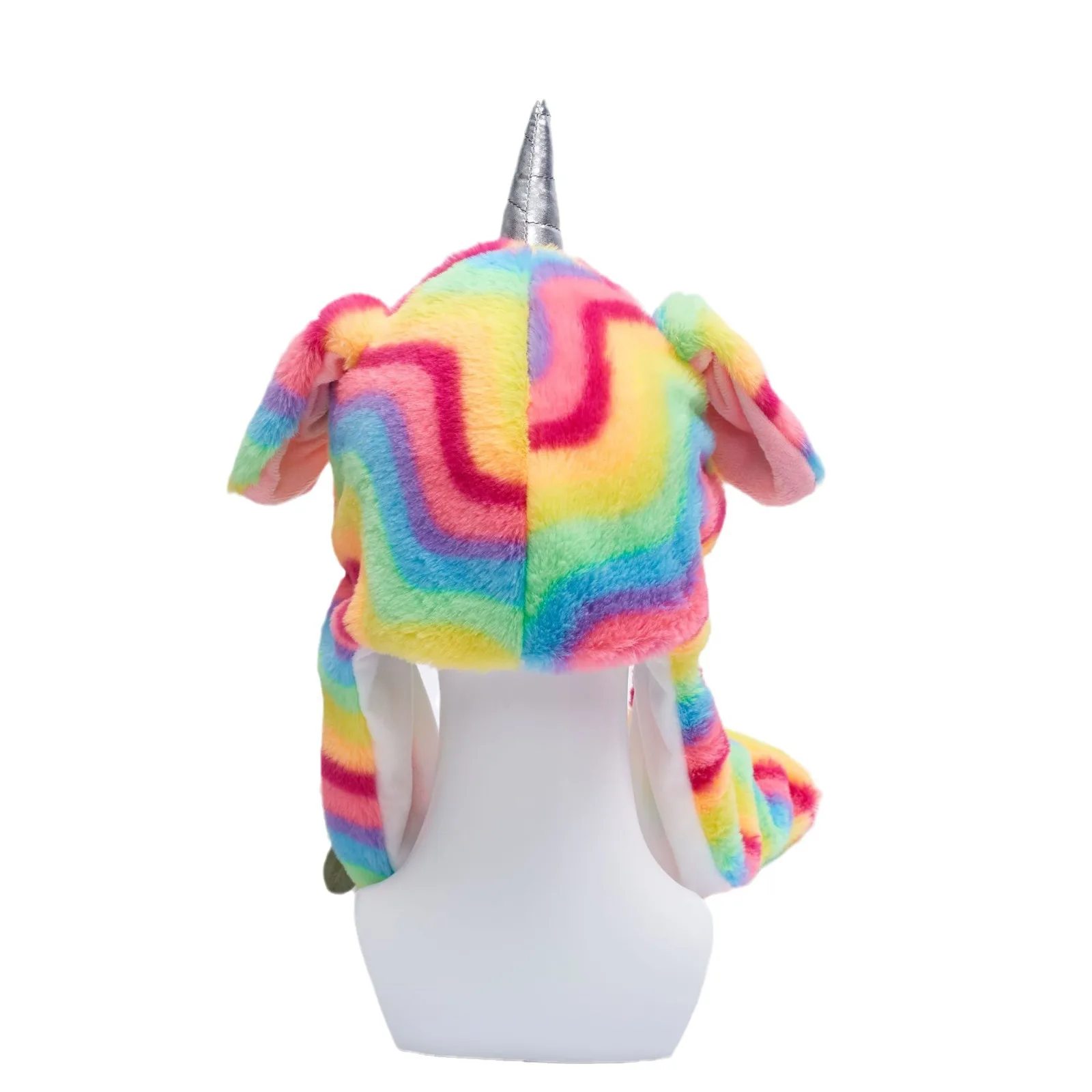 Unicorn Plush Hat with Moving Ears for Children, Autumn and Winter Warm Ear Protection Hat, Cartoon Performance Party Cold-Proof Hat, Everyday Outdoor Warmth, Halloween Cosplay, Christmas Gift, Birthday Present