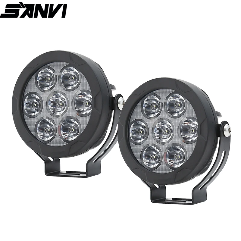 4.5‘’ LED Work Light Bar Fog Lights Driving Lamp Auxiliary Spotlight For  ATV Car 4x4 Offroad Truck Flush Mount Tractor Motorcyc