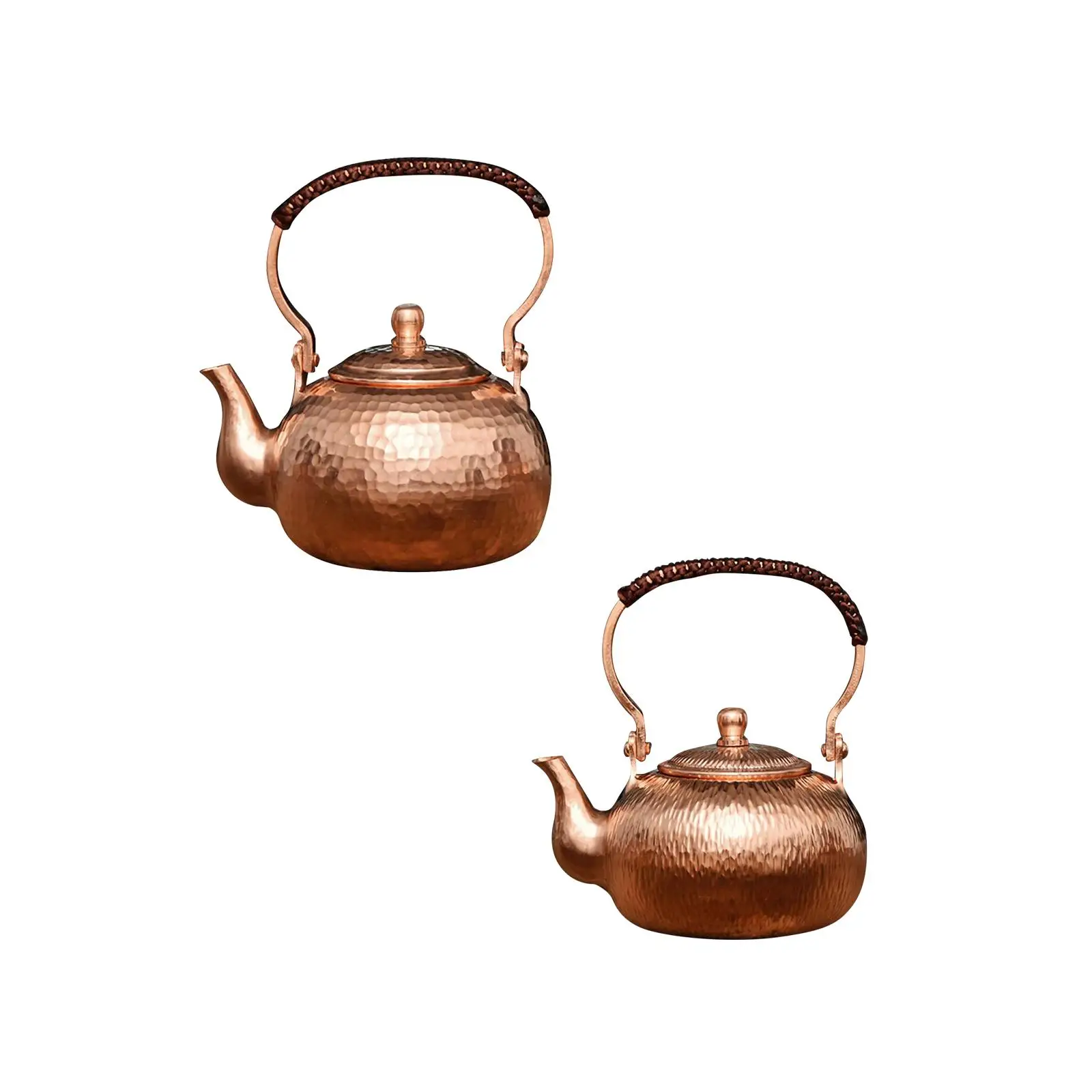 

Stovetop Teapot Beverage Jug Water Milk Warmer Water Kettle 0.5L Copper Tea Pot