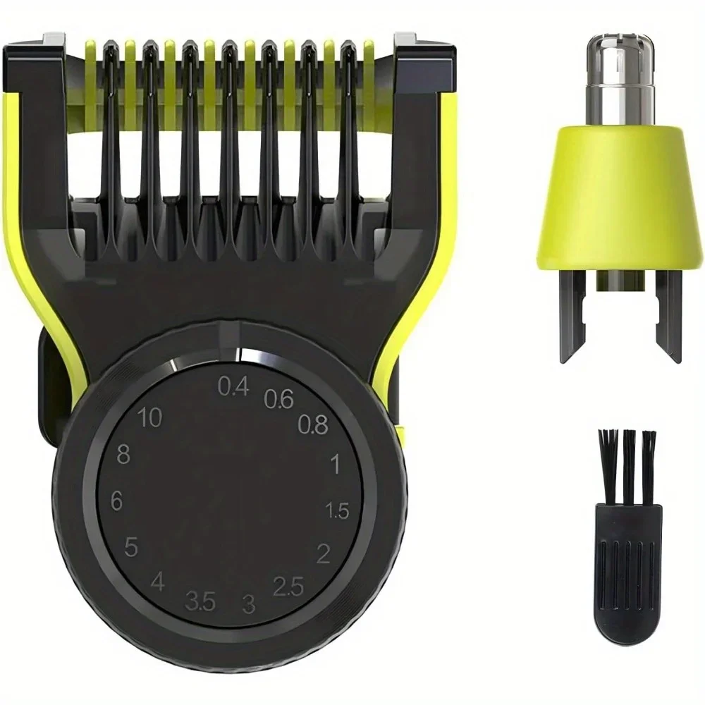 Adjustable Guide Comb & Nose Trimmer for Philip OneBlade QP2520/30/2620/63_Replacement Head Accessories