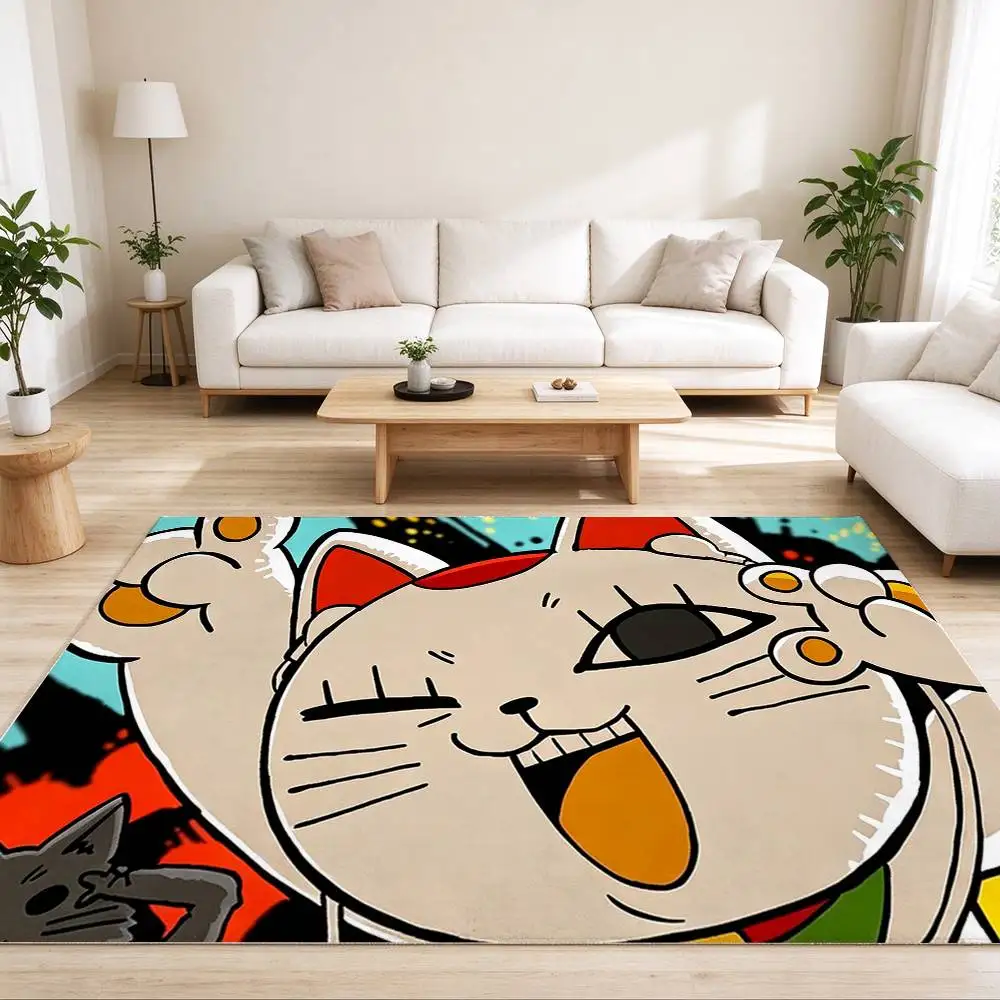 CUTE D-Dandadan T-Turbo G-Granny Soft Absorbent Decorative Floor Mat for Bathroom Entryway Living Room
