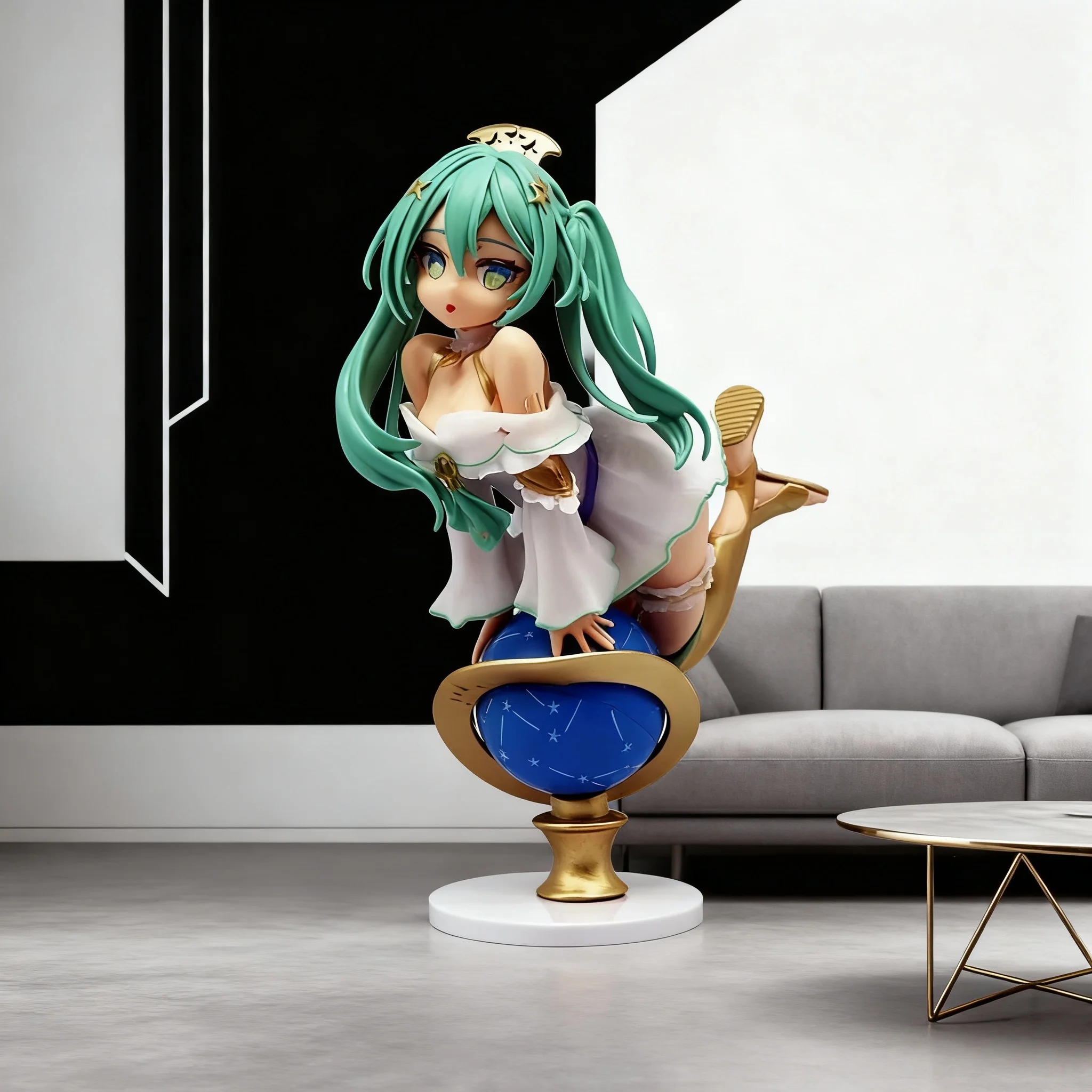 جديد هاتسون ميكو يدويا غلوب أنيمي الرسوم المتحركة الجمال الفتيات اليد تعمل نموذج سطح المكتب الحلي جمع هدية عيد ميلاد