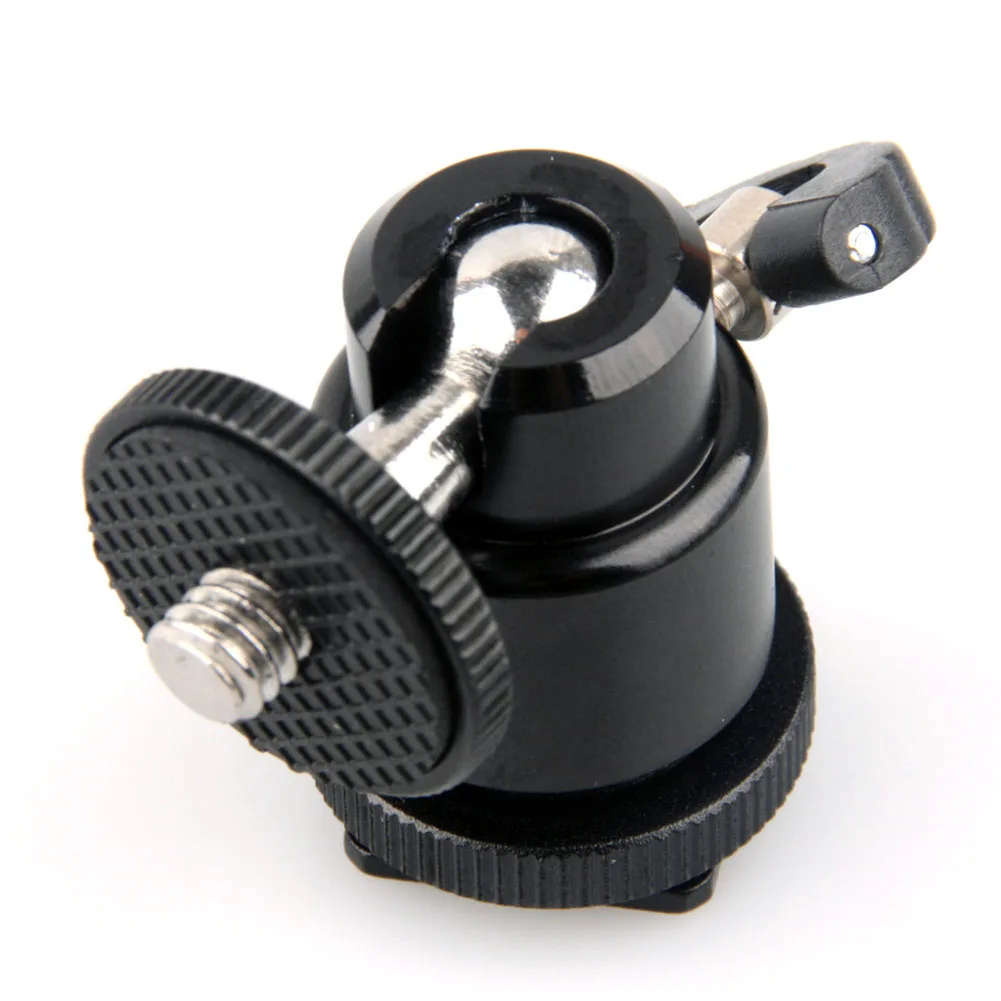 Einfach zu installierende Mini-Studio-Fotografie-Wiege, professionelle Kugelkopfhalterung mit Schloss, Zubehör, Kamera-Blitzschuh-Adapter