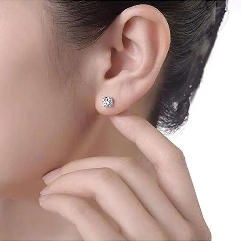 6 pairs/set Crystal Stud Earrings Set for Women Wedding Jewelry Party Gifts Gold Color Women\'s Earrings aretes de mujer