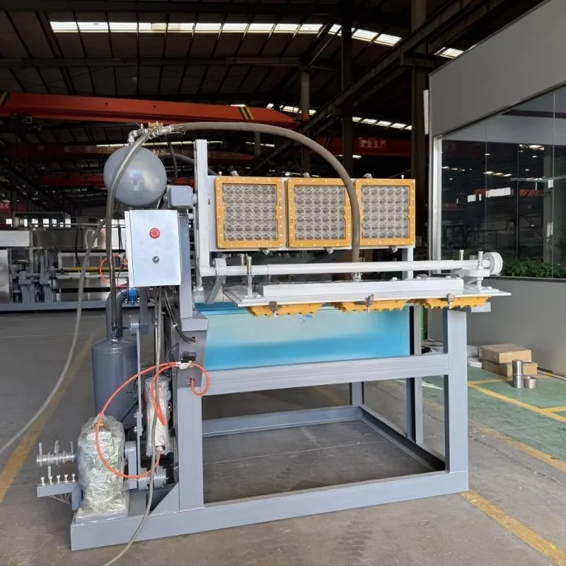 Customizable Pulp Forming Machine Egg Tray Making Equipment Core Motor Pump Engine Gearbox Gear Bearing Farms Egg Tray Machine