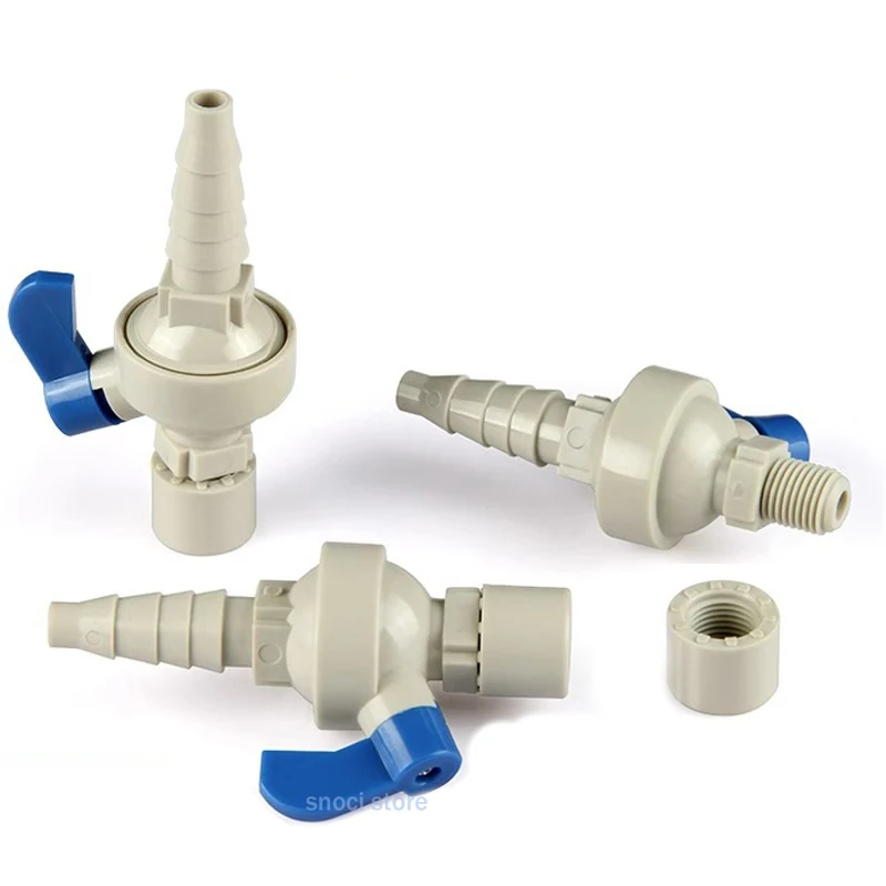 1/4 "ذكر الموضوع PPH صمام أخذ العينات PPR مختبر Vall صمام معبد خرطوم موصل سريع ملحقات معالجة المياه