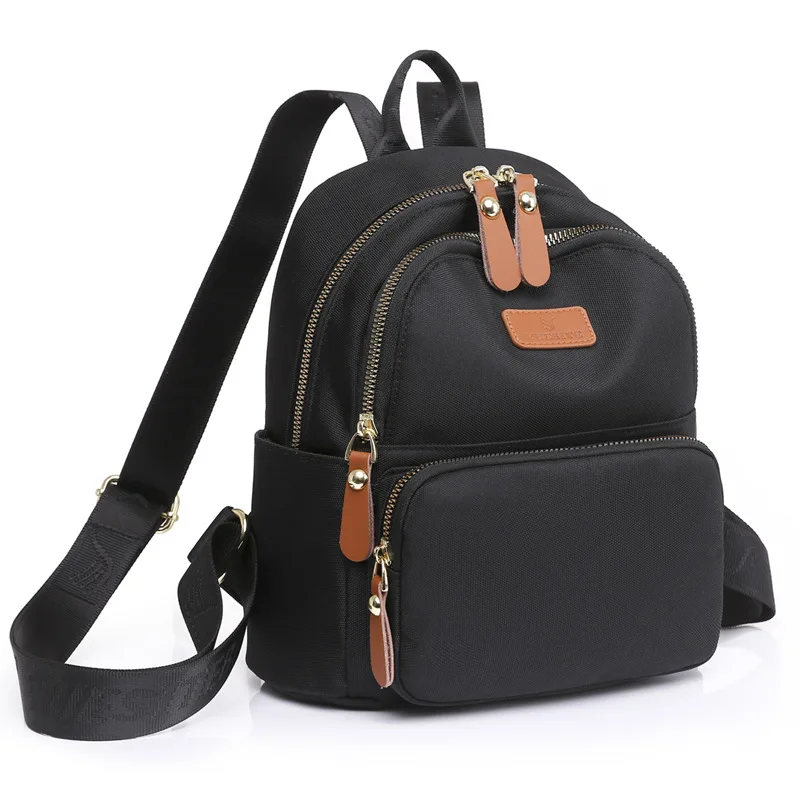 Simple Designer Women Small Travel Backpack High Quality Soft Oxford Women Shoulder Bag Fashion Girls Schoolbag Mochila Escolar