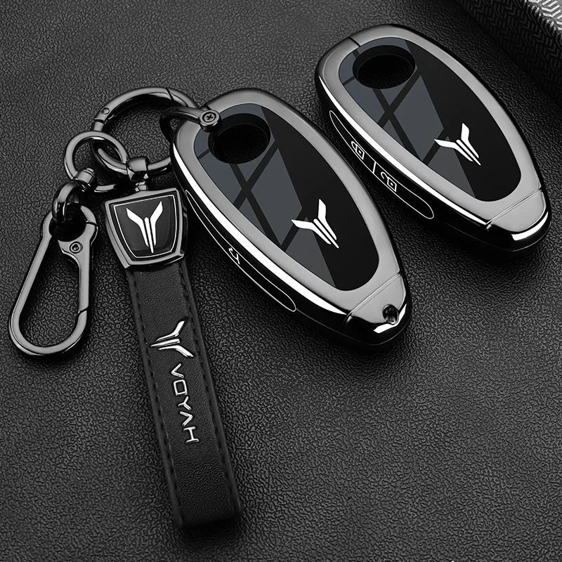 

Car Key Case for Voyah Free Free+ Courage Voyage Filter SUV 3 4 Buttons Car-Styling Keychain Cover Shell Fob Fob Accessories