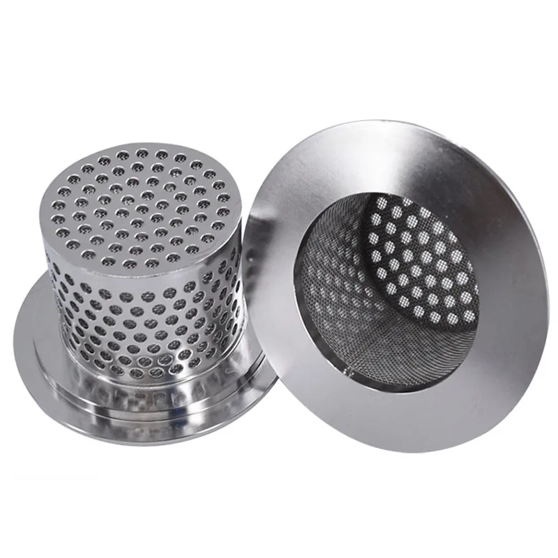 Customized 304 stainless steel perforated filter cartridge 316L seawater Industrial sewage impurity filter cartridge