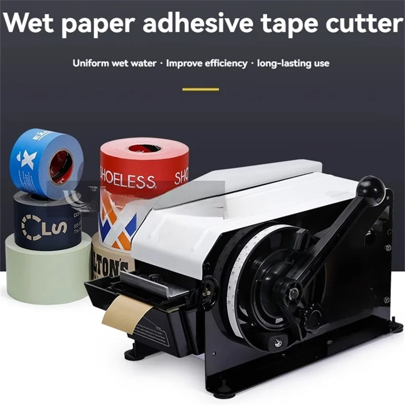 

Semi Automatic Wet Water Adhesive Paper Machine Kraft Paper Sealing Machine Tape Cutting Machine