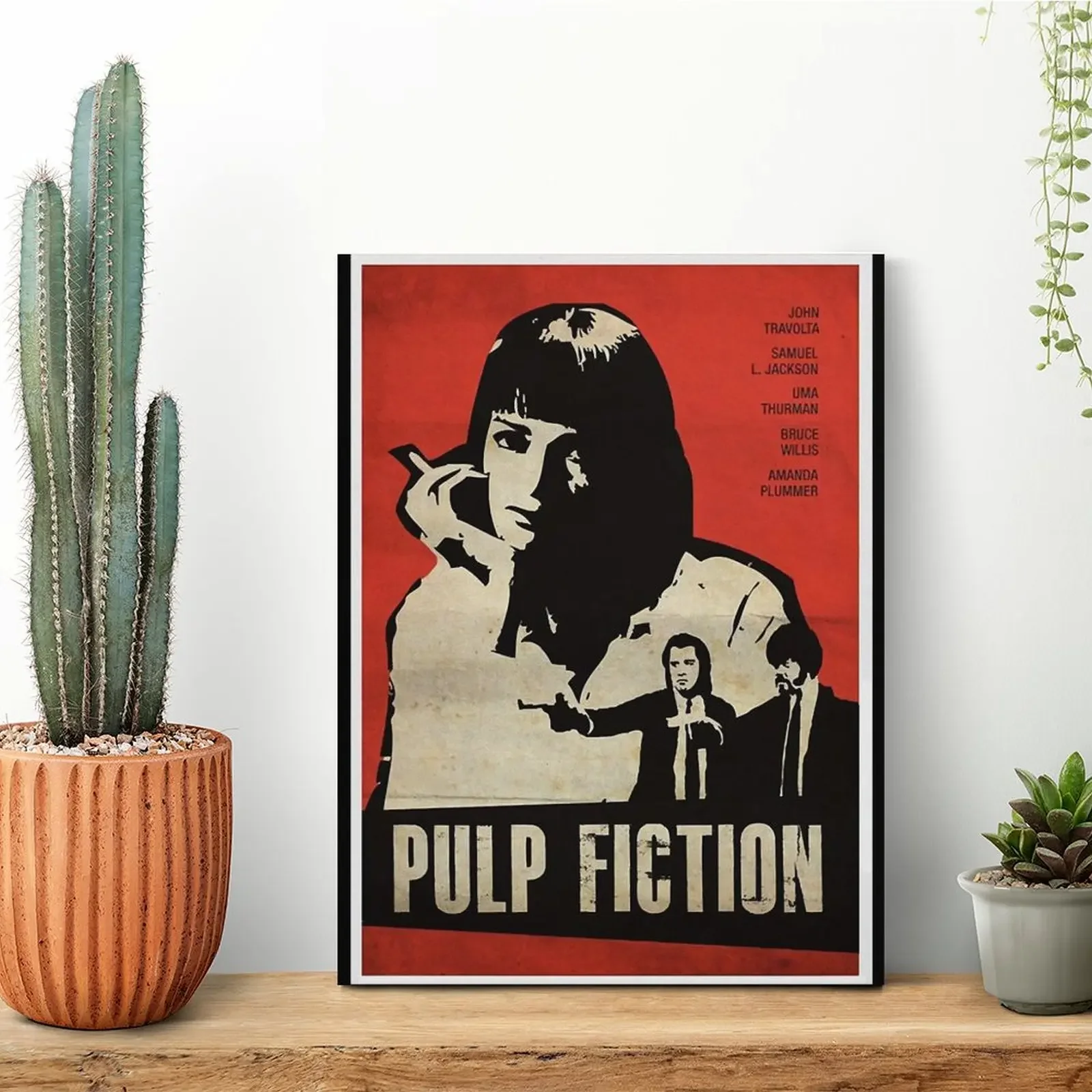 Vintage Movies Canvas Painting Poster Iron Cave Kitchen Wall Cave Framed Wall Paintings